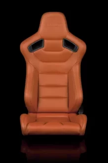 (image for) Braum Elite British Tan Leatherette Reclining Seats - Pair