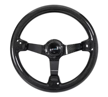 (image for) NRG CARBON FIBER STEERING WHEEL 350MM DEEP DISH