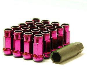 Muteki SR48 20 piece Lug nuts set - Pink 12x1.50