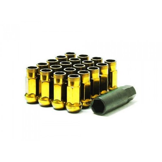 (image for) Muteki SR48 20 piece Lug nuts set - Yellow 12x1.50