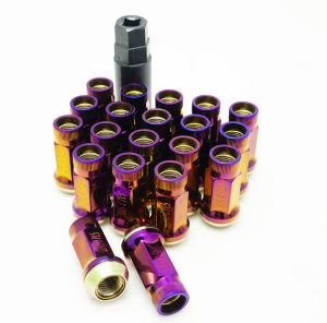 Muteki SR45R 20 Piece Lug nut set - Burned Titan 12x1.50