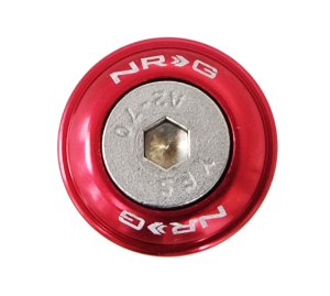 NRG 10 PIECE FENDER WASHER KIT - RED 