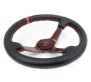 (image for) NRG CARBON FIBER COLORED STEERING WHEEL 350MM DEEP DISH