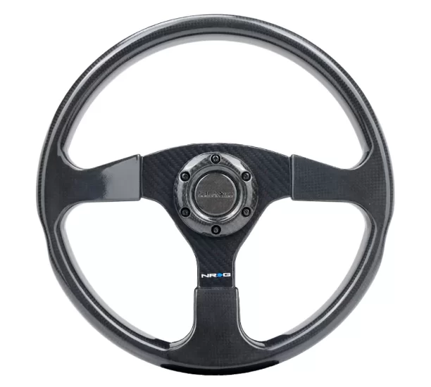 (image for) NRG CARBON FIBER STEERING WHEEL 350MM - Click Image to Close