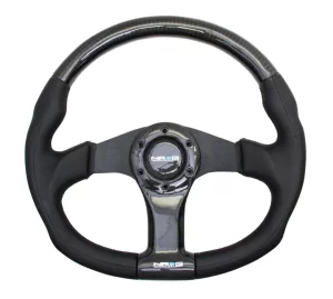 NRG CARBON FIBER STEERING WHEEL OVAL SHAPE