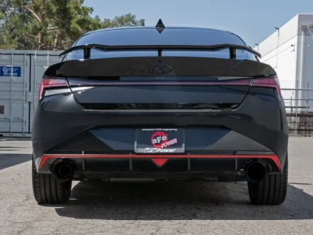 (image for) Takeda Hyundai Elantra N 3 inch Axle Back Exhaust System Black Tips 2022 – 2025