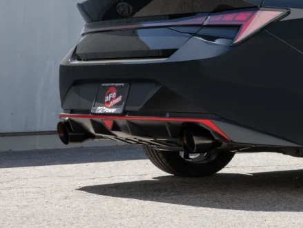 (image for) Takeda Hyundai Elantra N 3 inch Axle Back Exhaust System Black Tips 2022 – 2025