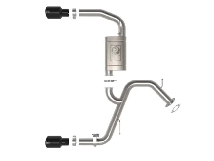 (image for) Takeda Hyundai Elantra N 3 inch Axle Back Exhaust System Black Tips 2022 – 2025