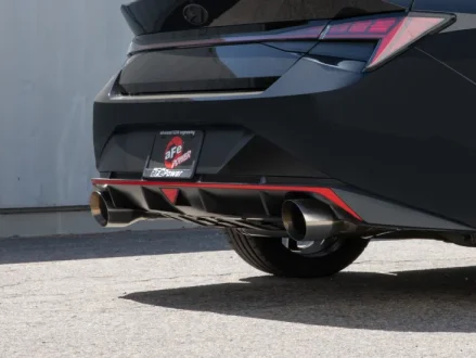 (image for) Takeda Hyundai Elantra N 3 inch Axle Back Exhaust System Polished Tips 2022 – 2025