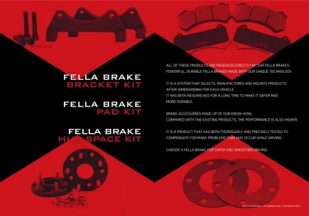 (image for) Fella KIA K5 Front Big Brake Kit 2019 - 2026
