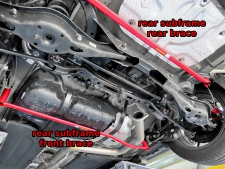 (image for) Luxon Elantra N 4 Piece Subframe Brace Set 2021 – 2025