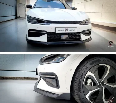 (image for) M&S KIA EV6 GT-Line Front Lip (ABS Plastic) 2022+