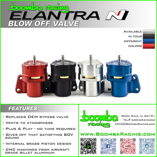 (image for) Boomba Racing Kona N Blow Off Valve 2022 – 2023