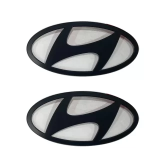 (image for) Hyundai Elantra N OEM Front & Rear Black H Logo