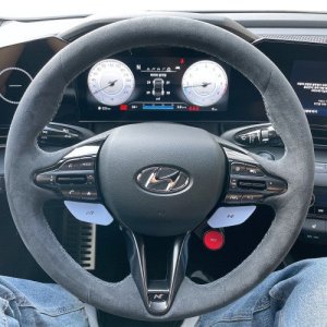 (image for) OEM Elantra CN7 Alcantara Steering Wheel 2021+