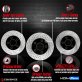 (image for) Cquence Veloster N Gray Iron Premium Drilled & Slotted Rotors (Front & Rear Set) 2019 – 2022