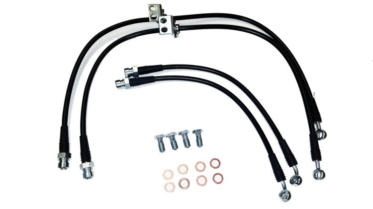 (image for) Enthuspec Elantra N Front & Rear Stainless Steel Brake Line Kit 2022 – 2024 - Click Image to Close