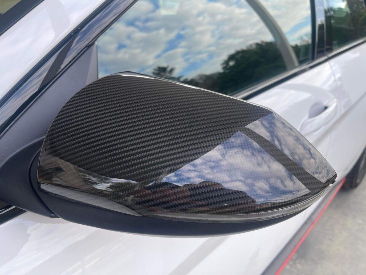 (image for) KDM RACER Elantra N Carbon Fiber Mirror Covers 2019 – 2022 - Click Image to Close