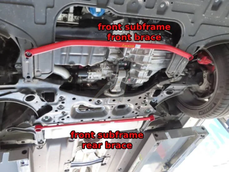 (image for) Luxon Elantra N 4 Piece Subframe Brace Set 2021 – 2025