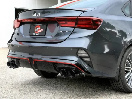 (image for) AFE KIA Forte GT Axle Back Exhaust Black Tips 2022 – 2024