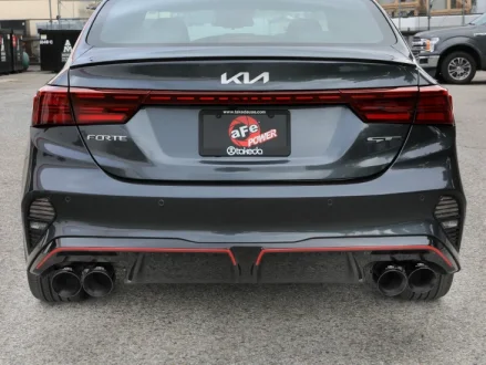 (image for) AFE KIA Forte GT Axle Back Exhaust Black Tips 2022 – 2024