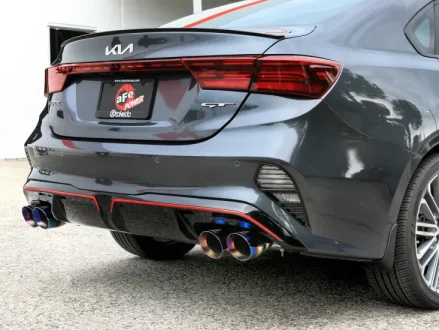 (image for) AFE KIA Forte GT Axle Back Exhaust Burnt Tips 2022 – 2024
