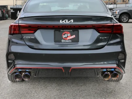 (image for) AFE KIA Forte GT Axle Back Exhaust Burnt Tips 2022 – 2024