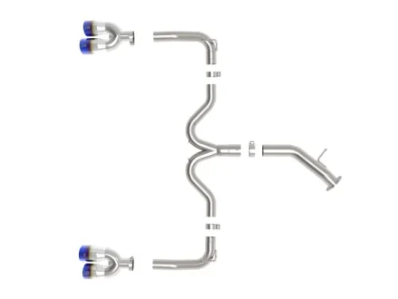 (image for) AFE KIA Forte GT Axle Back Exhaust Burnt Tips 2022 – 2024