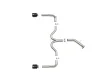 (image for) AFE KIA Forte GT Axle Back Exhaust Black Tips 2020 – 2021