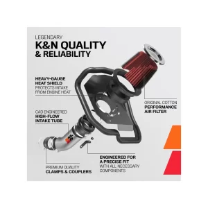 K&N KIA Forte 2.0L Air Intake System 2022 – 2024