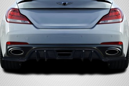 (image for) Carbon Creations Genesis G70 Meller Carbon Fiber Rear Diffuser 2019 – 2023