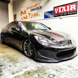 (image for) VIS Racing Genesis Coupe AMS Fiberglass Complete Body Kit 2010 - 2012