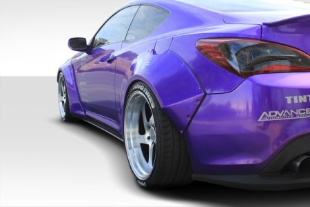 (image for) Extreme Dimensions Genesis Coupe Circuit Wide Body Rear Flares 2010 – 2016