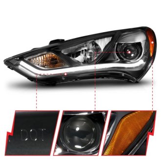 (image for) Anzo Genesis Coupe Plank Style HID Headlights 2013 – 2016