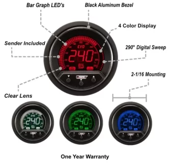 (image for) Prosport Premium Evo Digital Oil Temperature Gauge