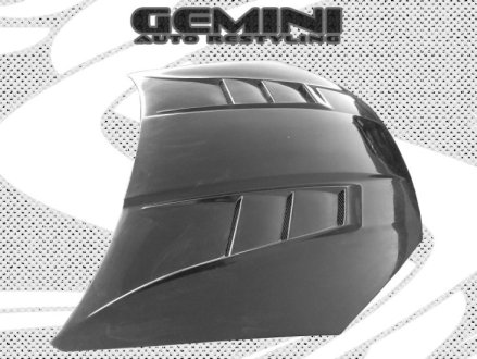 (image for) Gemini Genesis Coupe Vented Fiberglass Hood 2013 - 2016