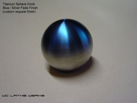 (image for)  Lathewerks Grade 2 Titanium Sphere Shift Knob - Various Colors Genesis Coupe 2010 - 2012