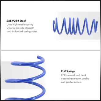 (image for) JDM Sport Genesis Coupe Blue Lowering Springs Set 2010 - 2016