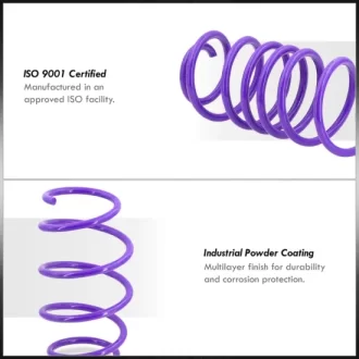 (image for) JDM Sport Genesis Coupe Purple Lowering Springs Set 2010 - 2016