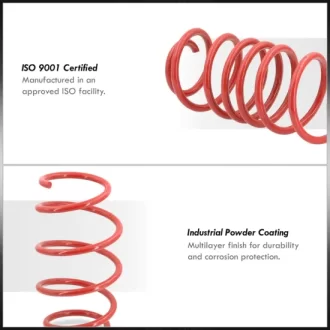 (image for) JDM Sport Genesis Coupe Red Lowering Springs Set 2010 - 2016