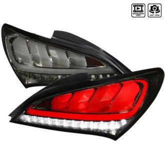 (image for) Spec-D Genesis Coupe Chrome Housing Smoked Lens Sequential LED Tail Lights 2010 – 2016