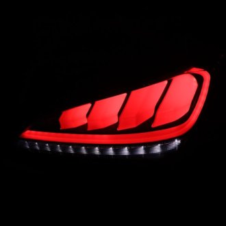 (image for) Spec-D Genesis Coupe Satin Black Housing Red Lens Sequential LED Tail Lights 2010 – 2016