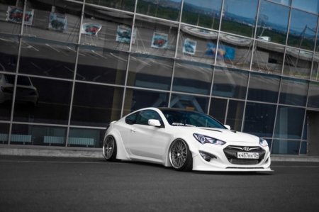 (image for) Monster Service Genesis Coupe V2 Wide Body Front Flares 2010 - 2016