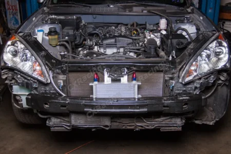(image for) CX Racing Genesis Coupe 2.0T External Oil Cooler Kit 2010 – 2014