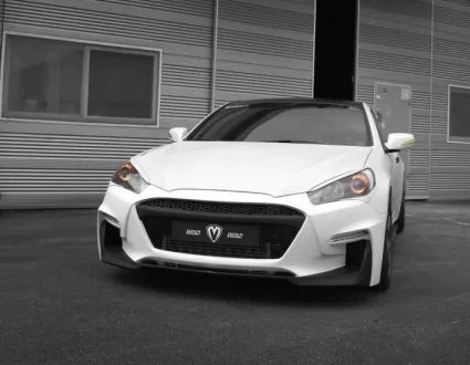 (image for) M&S Genesis Coupe Hyper-G ABS Plastic Front Bumper 2010 - 2012