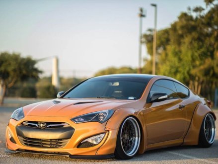 (image for) Remake Genesis Coupe BK2 Wide Body Front Flares 2013 - 2016