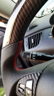 (image for) SGW D-Cut Custom Steering Wheel Genesis Coupe 2010 - 2016