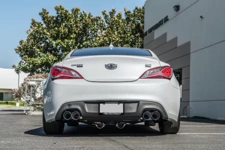 (image for) Ark Performance Genesis Coupe 2.0T DTS Burnt Tips Cat Back Exhaust System 2010 - 2014