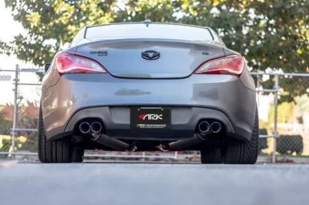 (image for) Ark Performance Genesis Coupe 2.0T GRIP Burnt Tips Cat Back Exhaust System 2010 - 2014