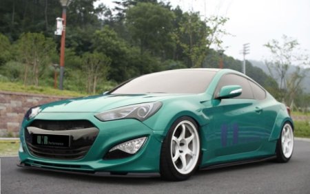 (image for) UNR Performance Genesis Coupe Front Lip 2013 – 2016